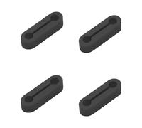 Automotive Door Cushions, Quiet Locking Covers, 1.65x0.39x0.2 in Vibration Door Strips, Rubber Seals with Thickness, Practical Maintenance Parts for Trucks, Shock Absorbers for Daily Commuting Trips