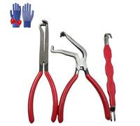 Automotive Electrical Terminal Connector Separator Removal Tool,Dual-Head Universal Electrical Connector Remover,Extractor for Easy Quick Disconnect Without Damage (Red-set)