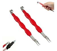 Automotive Electrical Terminal Connector Separator Removal Tool Remover, Universal Electrical Pin Removal Tools, Dual Head Terminal Connector Removal Tool Kit for Cars, Trucks, Suvs(2pcs)