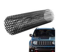 Automotive Grille Mesh - Aluminum Alloy Vent Cover, 40x13 Inch Car Bumper Guard Panel with 8x25mm Diamond Pattern Grid Lightweight Cuttable Sheet Custom Styling, Ideal for Pickup Truck Front Upgrade