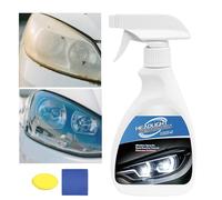 Automotive Headlight Restoration Kits, Headlight Lens Restorer Kit with Refurbishing Spray, Sponge and Towel for Clear Visibility, Night Driving Safety, Vehicle Maintenance, Car Detailing Care