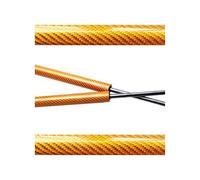 Automotive Hydraulic Rods Puntales Capó para Toyota para Yaris Cross XP210 2020-2024 Modificación Capó Delantero Soporte Elevación Amortiguadores Resortes Varillas Pistón(Orange Carbon Fiber)