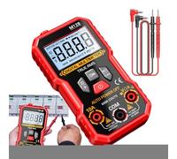 Automotive Multimeter, Digital Voltage Tester, 4.53x2.36x1.14 Inches Smart Circuit Analyzer, 6000 Counts Precision Display, Handheld Diagnostic Tool, for Battery Repair Maintenance Solar Home Testing