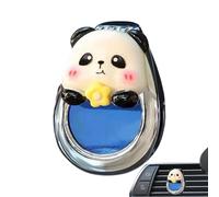 Automotive Panda Diffuser | Cute Car Vent Fragrance Ornament | Perfume Diffuser with Clip for Car Vent Aromatherapy | Perfect Decorative Accessory for a Pleasant Driving Experience