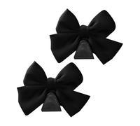 Automotive Seat Back Hooks - Car Headrest Hanger Set, Purse Holder Storage Organizer, Heavy Duty Space Saving Interior Accessory, Pack Bow Design Organizer System For Professionals Drivers