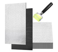 Automotive Sound Deadening Material - Adhesive Acoustic Foam Insulation Pads For Reducing Road Noise And Vibration, High Density Soundproof Layer Design For Improved Cabin Comfort, Heat Resistant + Ea