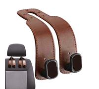 Automotive Storage, Grocery Sacks Clip, Handbag Bracket, Smartphone Support Stand, Luggage Space Saver, Cabin Utility Tool, Small Hidden Size For Van SUV Sedan Equipment Brown