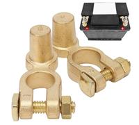Automotive Terminal Extender - 5.6x2.15x1.85 cm Copper Resistant Quick Connect Adapter, Battery Tool | Vehicle Electrical Accessory Ideal Truck SUV RV Offroad Power Connection Upgrade Use