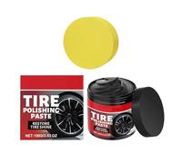 Automotive Tire Dressing Paste - Wheel Care Shine Compound, High Gloss Protection Formula, Long Lasting Finish Effect, Easy Apply Detailing Solution, Deep Black Enhancement | Truck RV SUV Collectors