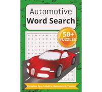 Automotive Word Search Book: Automotive Word Searches with Easy to Read Print about Automotive, Cars, Trucks, and more/ 6x9 inches,110 pages/50+ puzzles... Gifts for Vacations, Holidays, and Free Time