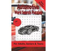 Automotive Word Search Puzzle: 50+ Puzzles Word Search Easy to Read about Automotive and More | 6x9 inches, 110 pages | Gift for Automotive & Cars Lover