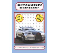 Automotive Word Search Puzzle Book: 50+ Easy-to-Read Featuring Car Engines and Auto Parts | 110 Pages | 6 x 9 Inch Format