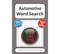 Automotive Word Search Puzzle Book: 50+ Fun Puzzles for Car Lovers, Mechanics, and Gearheads