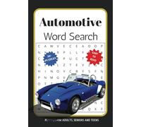 Automotive Word Search Puzzle Book: 50+ Puzzles for Car Enthusiasts | 6x9 Inches | 110 Pages of Fun and Challenge