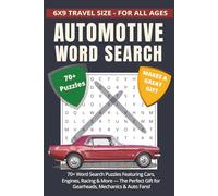 Automotive Word Search Puzzle Book: 70+ Car & Engine Puzzles for Auto Fans, Mechanics & Gearheads - Fun & Challenging Word Finds Featuring Racing, ... & More (The Word Search Challenge Series)