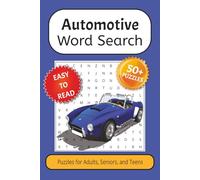 Automotive Word Search Puzzle Book: Automotive, Cars, Mechanics, and More | 6x9 Inches, 110 Pages | 50+ Puzzles... Gifts for Vacations, Holidays, and Free Time