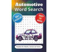 Automotive Word Search Puzzle book: Easy to read print about Automotive, Cars, Trucks and more | 6x9 inches, 110 pages | 50+ puzzles | Gift for Holidays, Vacations and Free Times