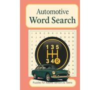 Automotive Word Search Puzzle Book: Fun & Easy to Read Puzzles for Adults, Seniors & Teens - Muscle Cars, Classic Cars, Automobiles & More | 6x9 Inches, 40 Pages