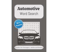 Automotive Word Search Puzzle Book with solutions: Word Searches with Easy to Read Print about Automotive,Cars,Vehicles,Mechanics and More | 6 x 9 inches, 110 pages | 50+ Puzzles