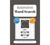 Automotive Word search Puzzle Book: Word Search Puzzles with easy to Read Print about, Automotive, Cars, mechanics and More | 6x9 inches, 110 pages | ... Gift for Vacations, Holidays and Relaxation