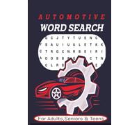 Automotive word search Puzzle Book: word search with Easy to Read Print about Automotive, Cars, Mechanics and More I 6 x 9 inches, 110 pages I 50+ Puzzles Gift.