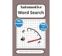 Automotive Word Search Puzzle Book: Word Search with easy to read print about Automotives, Cars, Mechanics and more. | 6x9 inches, 110 pages, 50+ ... gifts for vacations, holidays and free time.,