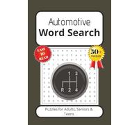Automotive Word Search Puzzle Book: Word Searchers with Easy to Read Print about Automotives, Car, Racing and More | 6x9 inches, 110 pages | 50+ ... Gift for Vacations, Holidays, and Free Times