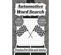 Automotive Word Search Puzzle Book: Word Searches with Easy to Read Print About Automotive, Cars, Mechanics and More | 6x9 inches, 110 Pages | 50+ Puzzles… Gift for Vacation, Holidays, and Down Time!