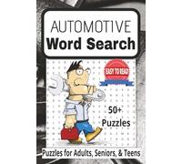 AUTOMOTIVE WORD SEARCH PUZZLE BOOK: Word Searches with Easy to Read Print about Automotive, Cars, Mechanics, and More | 6x9 inches, 110 pages | 50+ ... Gift for Vacations, Holidays, and Free Times