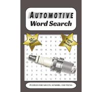 Automotive Word Search Puzzle Book: Word Searches with Easy to Read Print about Automotive, Cars, Mechanics and More