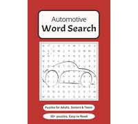 Automotive Word search Puzzle Book: Word Searches with Easy to Read Print About Automotive, cars, mechanics and more | 6x9 inches, 110 pages | 50+ ... Gift for Vacations, Holidays, and Free Times