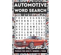 Automotive Word Search Puzzle Book: Word Searches with Easy to Read Print about Automotive, Cars, Mechanics and More | 6x9 inches, 110 pages | 50+ ... Gifts for Vacations, Holidays, and Free Time