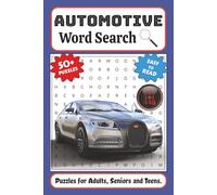 Automotive Word Search Puzzle Book: Word Searches with Easy to Read Print about Automotive, Mechanic, Cars and More | 6x9 inches, 110 pages | 50+ ... Gift for Vacations, Holidays and Free Times