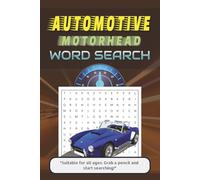 Automotive Word Search Puzzle Book: Word Searches with Easy to Read Print about Cars, Automotive, Motorhead, and More | 6x9 inch