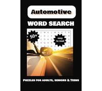 Automotive Word Search Puzzle: With Easy to Read Print, All About Automobile Themes, Car parts, and more, 50+ Fun & Engaging Puzzles / 6X9 inches, 110 ... Gifts for Vacations, Holidays and Free Times