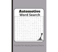 Automotive Word Search: Puzzles for Adults,Seniors,Teens