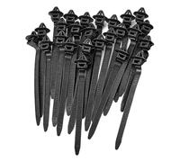 Automotive Zip Ties, 25-Piece Heavy Duty Fasteners, Automobile Buckle Zip Tie Fasteners, for Automobile, Truck, RV, SUV, Body Panel Repair, Management, Home, Garage