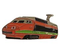 Automotor TGV or., tgv, pin, insignia, pin, pin, locomotora, ferrocarril, tren, tren, tren, pasador, pin, alfiler, alfiler, locomotora, tren, train, Bolsa de plástico, Bolsa de plástico