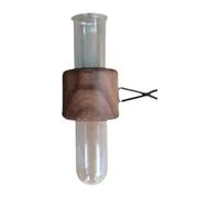 Automotriz flor florero titular - Decoración de ventilación de coche | Duración coche florero liks clip | Ambientador de vidrio antideslizante para el interior de campistas familiares amigos planta