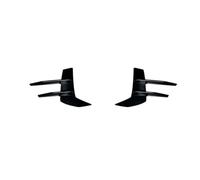 Automóvil Alerón Delantero Parachoques Delantero Lateral Marco De Entrada Ventilación Rejilla Divisora Alerón Canard Lip para A3 8Y S3 para S-Line 2021-2024(Glossy Black)