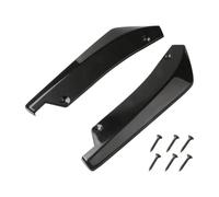 Automóvil Faldones Laterales Tira Parachoques Delantero Trasero Universal para Coche Difusor Alerón Divisor Protector Arañazos, Aletas Fibra Carbono, Extensión Falda Lateral(A)