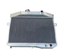 Automóvil Intercooler Compatible Con Volvo Para P1800 B18 1959 1960 1961 1962 1963 1964 1965 1966 1967 1968 1969 1970 Piezas Reparación Radiador Aluminio 3 Filas