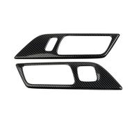 Automóvil Interior Accesorios Cubierta Panel Manija Puerta Interior Fibra Carbono Para Ford Para Mustang 2024