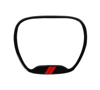 Automóvil Interior Anillo Central Coche Para Moldura Volante Para Cubierta Para Dodge Para Challenger Para Charger 2015 Para Durango Accesorios Interior(Negro)
