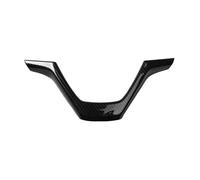 Automóvil Interior Embellecedor Cubierta Panel Volante Fibra Carbono Marco Decorativo Pegatina Para X5 Para X6 F15 F16 2014-2019