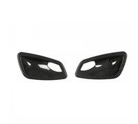 Automóvil Interior Embellecedor Manija Puerta Interior Estilo Fibra De Carbono Para E92 E93 335i Couple 2007-2013
