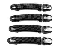 Automóvil Manija Puerta Para Verso-S P120 2011-2015 Cubierta Decorativa Antirrayas Para Manija Puerta Exterior Un Solo Orificio(Carbon Fiber Pattern)