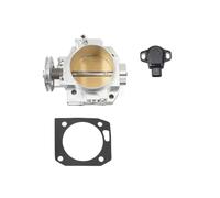 automóvil Para Acura RSX DC5 Para Civic SI EP3 FG FA 70MM Cuerpo Acelerador Admisión Con Sensor Posición TPS Serie K K20 K20A Cuerpo del acelerador(Silver)