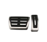 automóvil pedales Para Cayenne 2018-2019 Accesorios Para Autos Acero Inoxidable Acelerador De Combustible Freno Reposapiés Pedales Placa Coche Funda Pedales(AT 2pc)