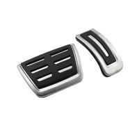 automóvil pedales Para Skoda Para Fabia Para Rapid Pedal De Coche Accesorios De Acero Inoxidable Embrague Gas Freno Reposapiés Cubierta De Pedal Coche Funda Pedales(AT 2 pc)